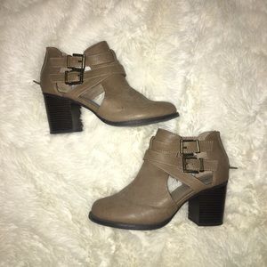 Cut-out booties
